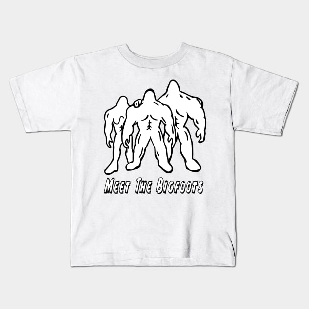 Meet The Bigfoots - Cyrus Series Kids T-Shirt by ShortStoriesbyMatt